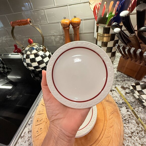 4 1950's Restaurant Bread and Butter Plates - Picture 11 of 11